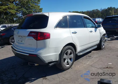 2011 Acura Mdx Technology Package z USA, uszkodzony, nr VIN 2HNYD2H66BH001822